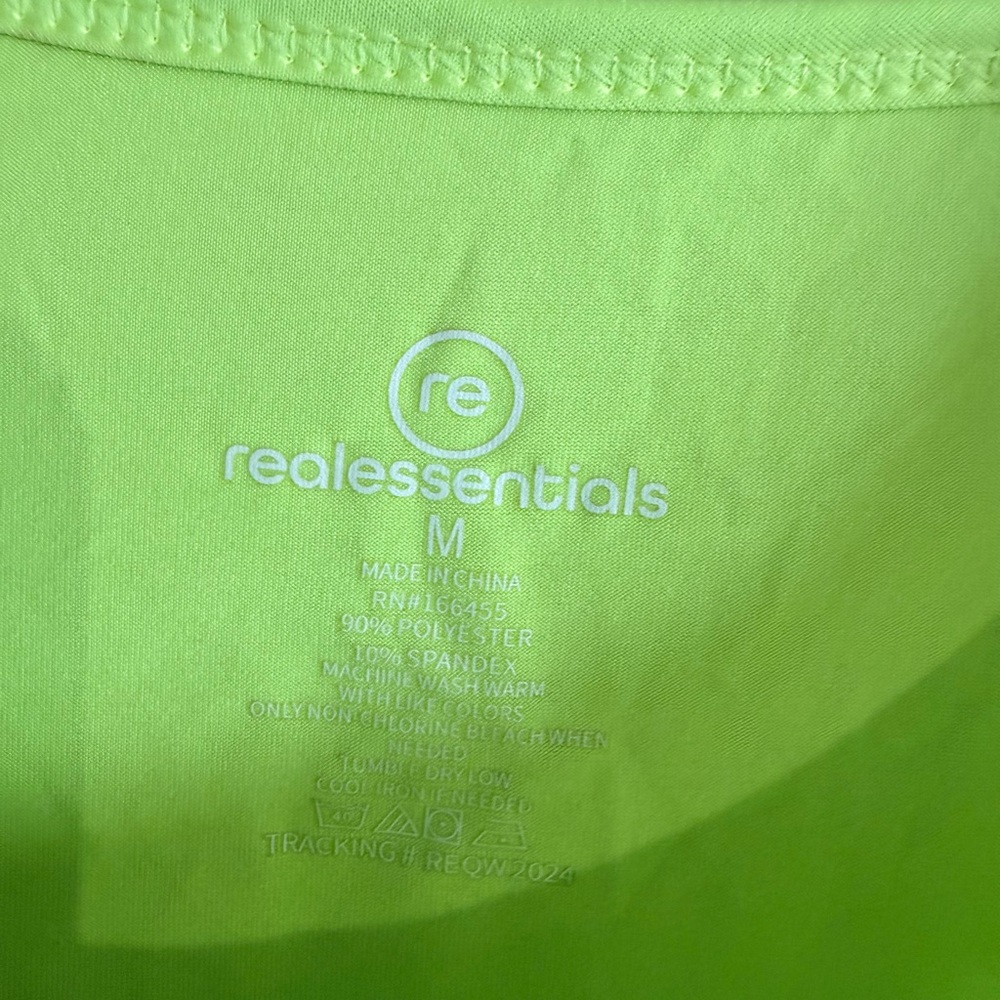 Essentials Bright Lime Muscle Tee - Picture 3 of 3